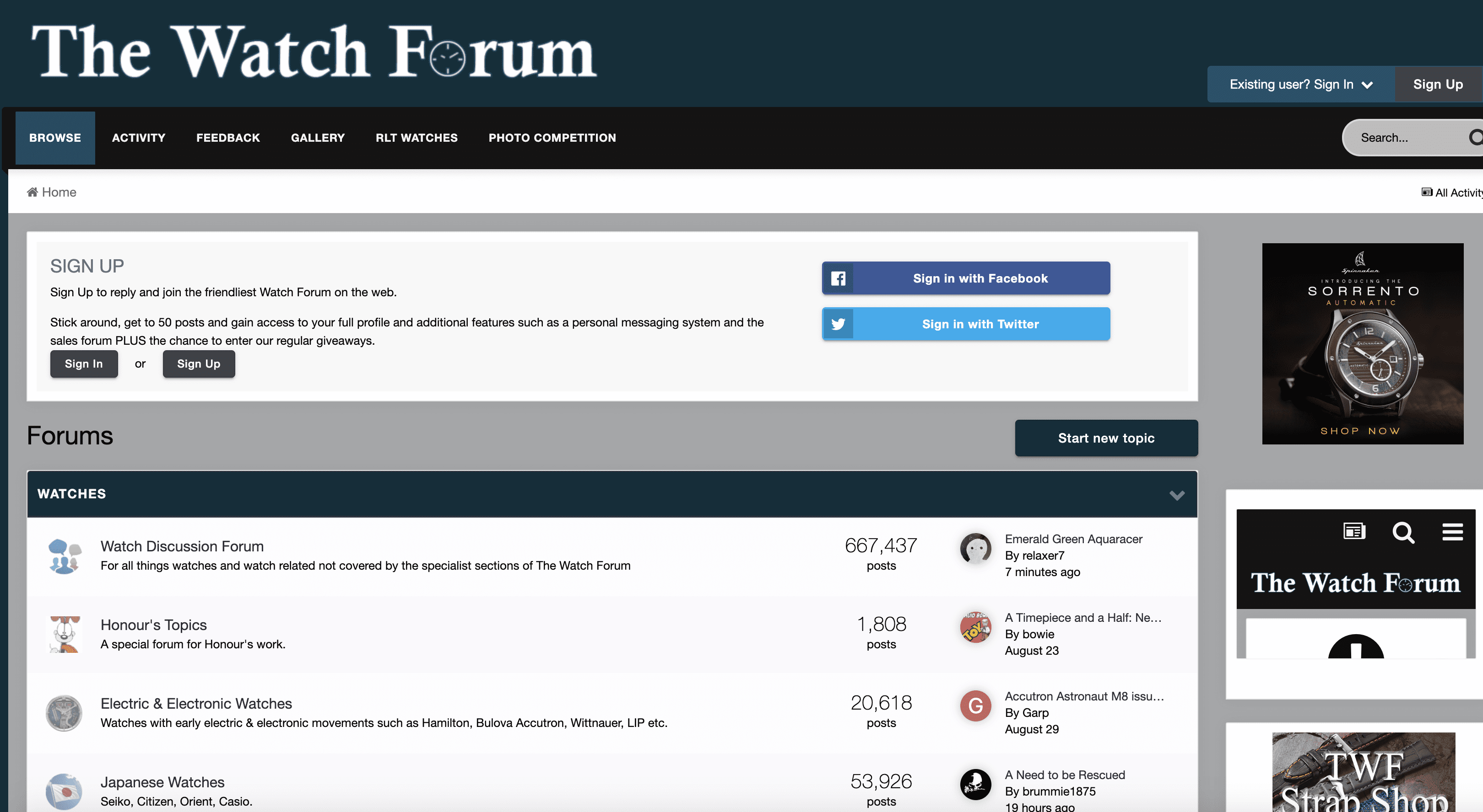 The watch forum