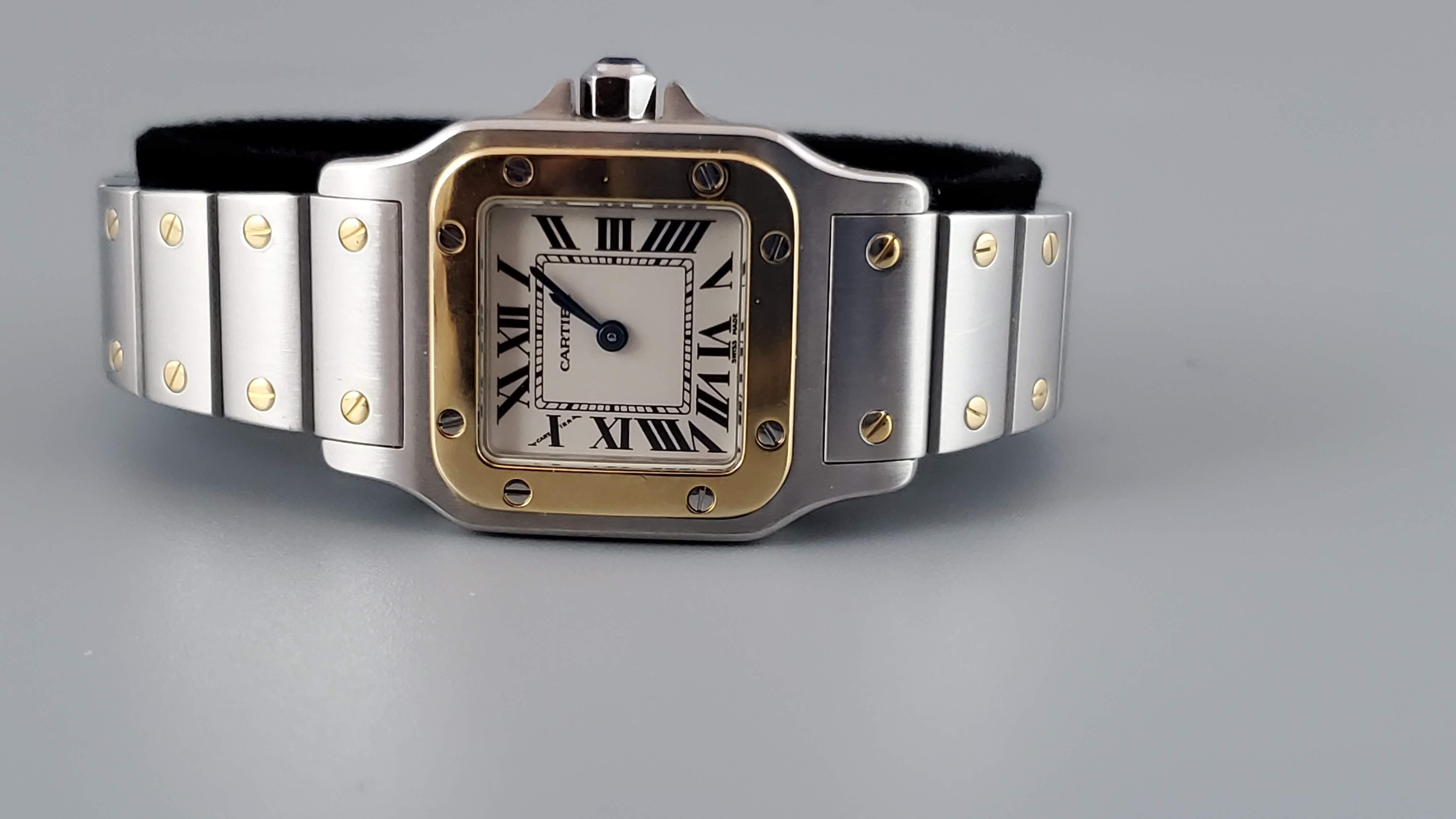 Cartier Santos Galbée Gold &amp; Steel Ladies Value Your Watch