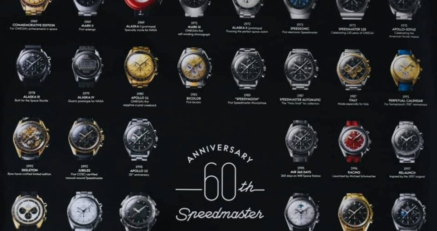 omega watch types