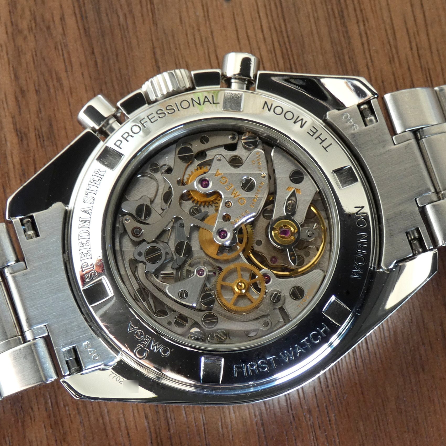 Omega Speedmaster Professional Moonwatch Display Back 3572 ...